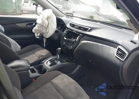 2015 Nissan Rogue Sv из США, поврежденный, VIN KNMAT2MV8FP522274